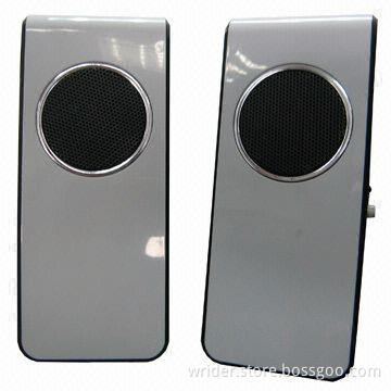 2.0 Computer Multimedia Speakers with 3W x 2 RMS Output Power and ≥75dB Subwoofer Unit